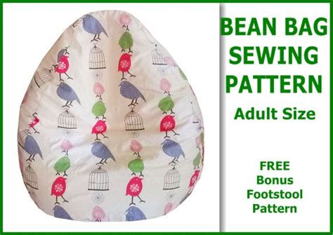 metal fabric bean bag|adult bean bag pattern.